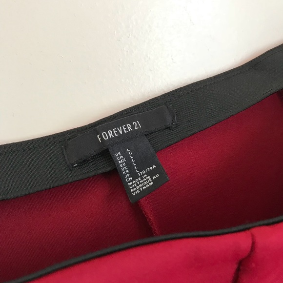 Forever 21 Red Skirt - Picture 2 of 2